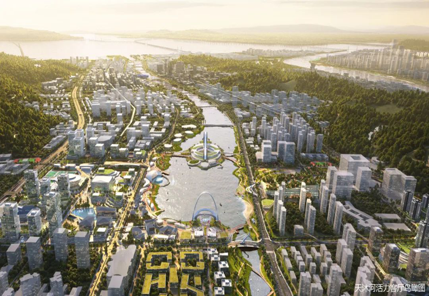 2021年12月，横琴粤澳深度合作区面向全球征集城市设计方案，旨在塑造“琴澳一体”的活力都市形象，深入推进“产、城、人、文”融合发展，充分挖掘空间发展潜力。图为城市设计方案参赛作品。