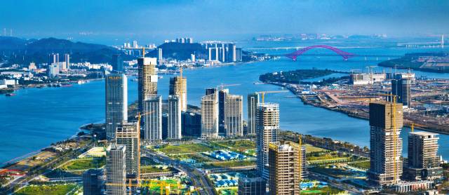 南沙城景。