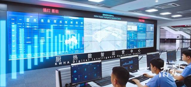 美的厨热顺德工厂数智运营中心。企业供图