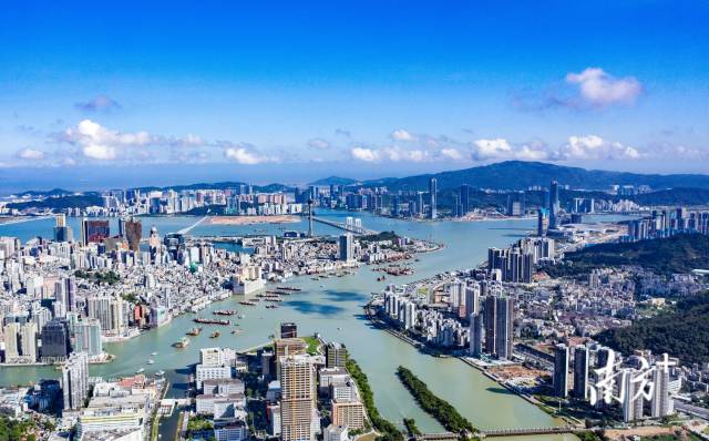 图为珠澳两地。 图源：南方日报