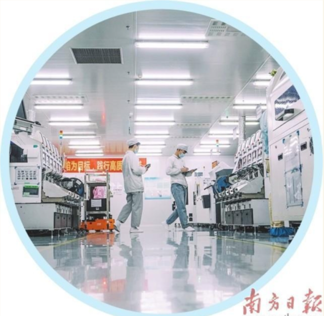 欣旺达惠州新能源有限公司的车间。 王昌辉 摄