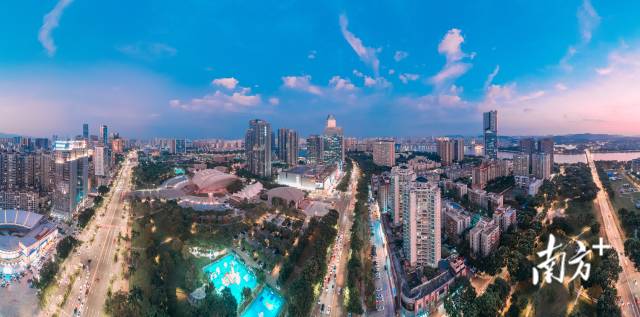 惠州奋力打造广东高质量发展新增长极。图为惠州市区一角。王昌辉 摄