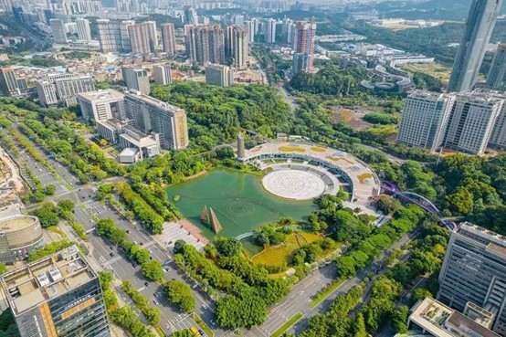 位于黄埔区的广州科学城。图源：广州黄埔发布