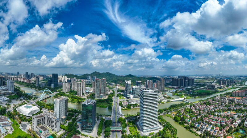 南沙城市风景图。刘伟 摄