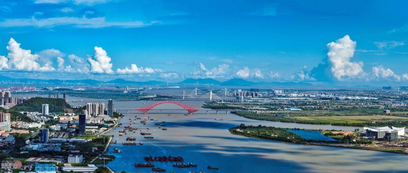 南沙城市风景图。刘伟 摄