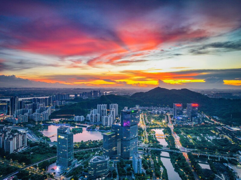 南沙城市风景图。刘伟 摄