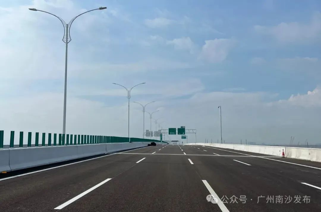 深中通道南沙线将于10月正式通车！