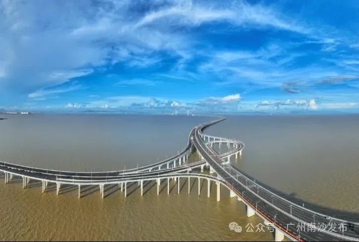 深中通道南沙线将于10月正式通车！