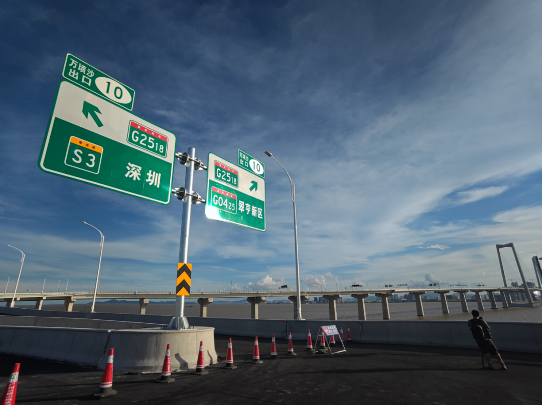 深中通道南沙线将于10月正式通车！