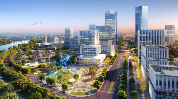 △公共空间规划效果图，以实际建设为准