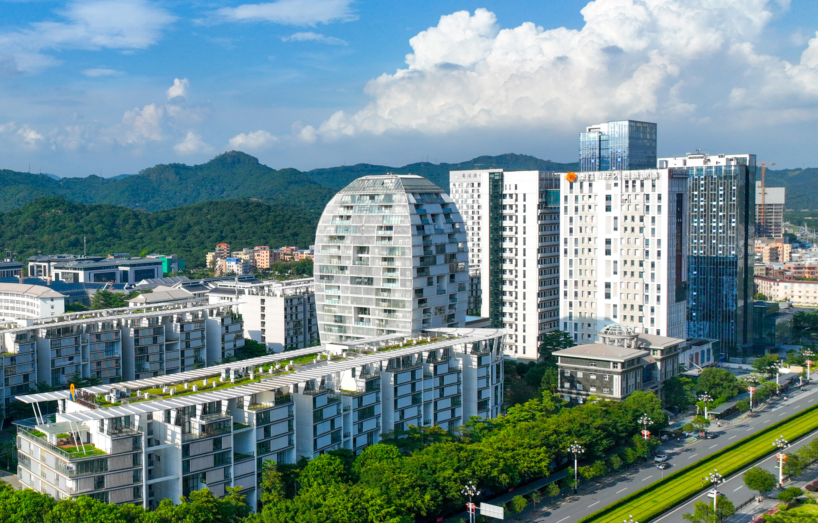 位于广州市黄埔区的澳门青年人创新部落。李剑锋 摄
