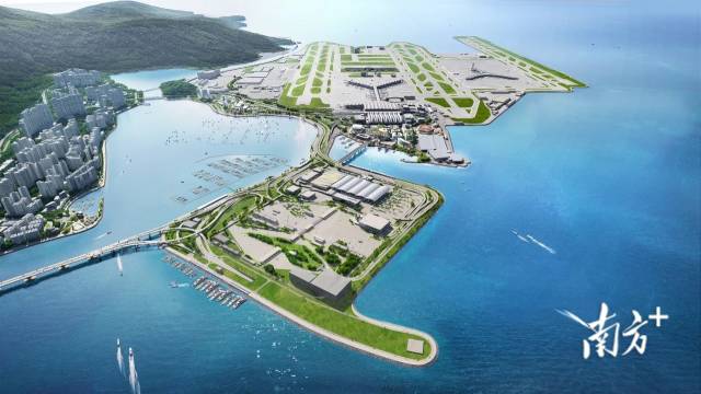 机场城市蓝图。图源：南方+