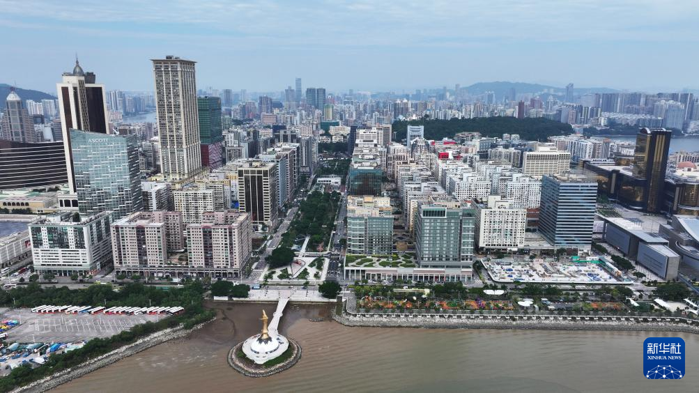 这是11月23日拍摄的澳门一景（无人机照片）。