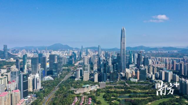 图为深圳中心城区。
