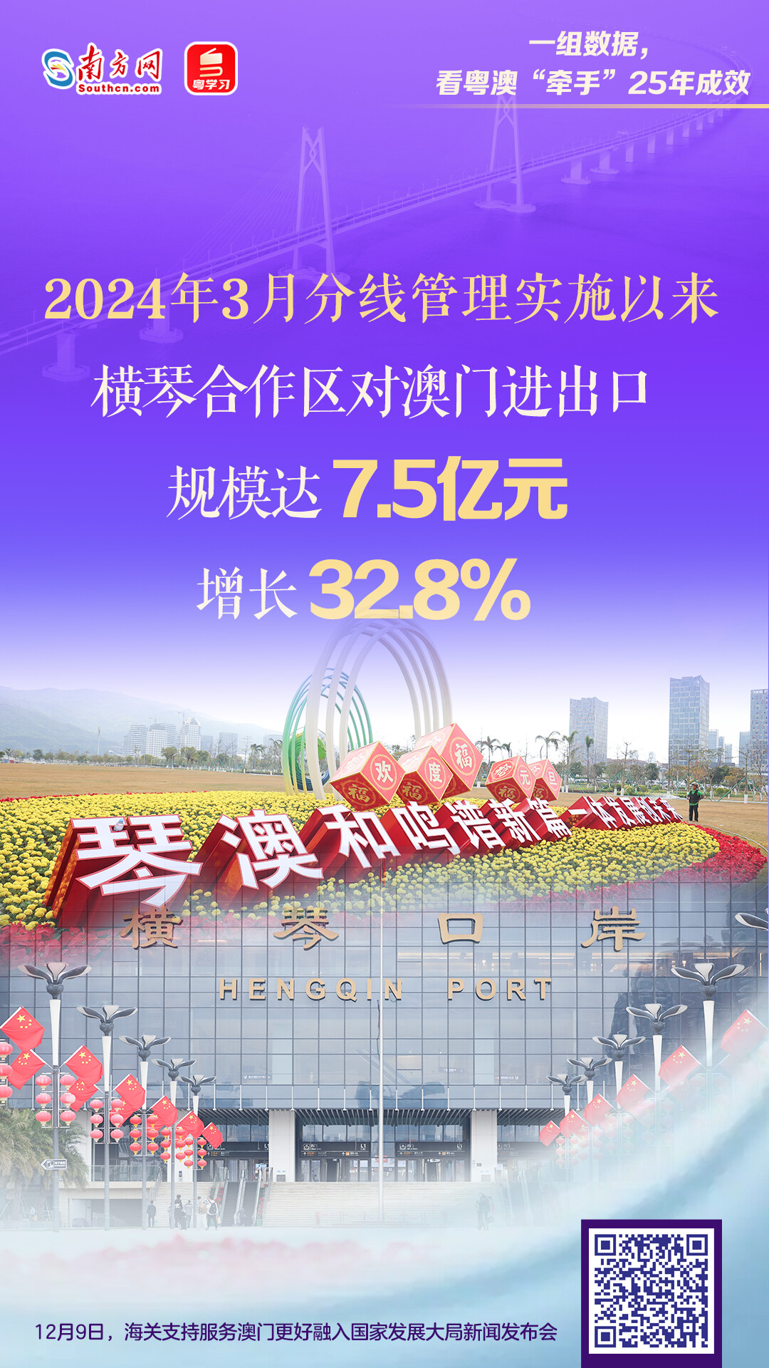 一组数据，看粤澳“牵手”25年成效