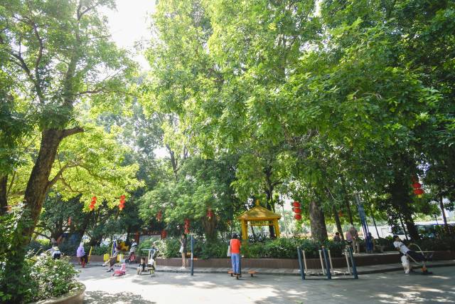 肇庆端州区人均公园面积位居全省前列?；朴叫?摄 肇庆端州区人均公园面积位居全省前列?；朴叫?摄