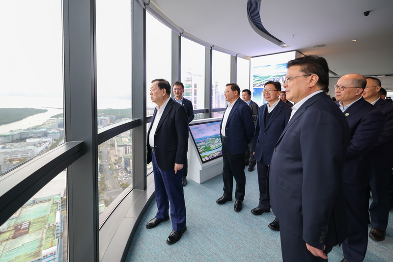 夏宝龙调研河套深港科技创新合作区展示交流中心
