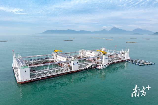 海上城堡“格盛一号”海洋牧场。
