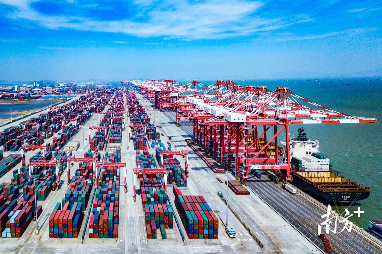 南沙港。受访者供图