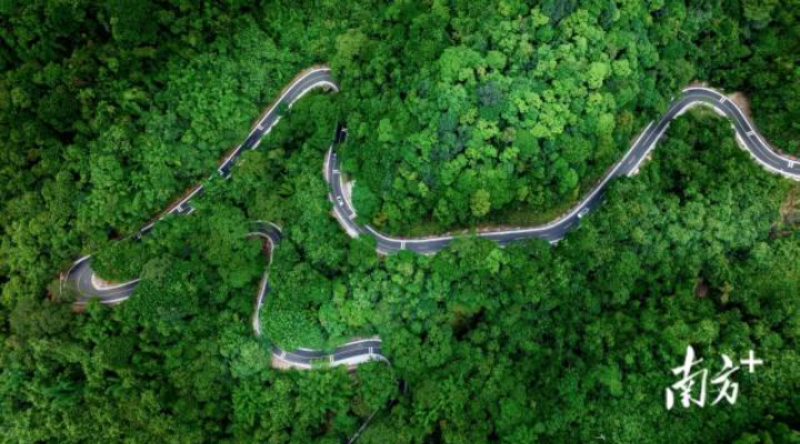 环南昆山—罗浮山引领区218公里最美旅游公路。