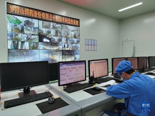 广东罗浮山国药股份有限公司的提取车间监控系统